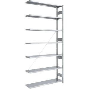 Eurokraft Pro Scaffale Pesante - Acciaio, Regolabile, Zincato - 3000mm Eurokraft Pro Scaffale Pesante - Acciaio, Regolabile, Zincato - 3000mm