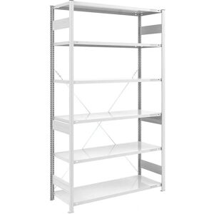 Estantería Eurokraft Pro Carga Pesada - 2500mm, Gris Claro Estantería Eurokraft Pro Carga Pesada - 2500mm, Gris Claro