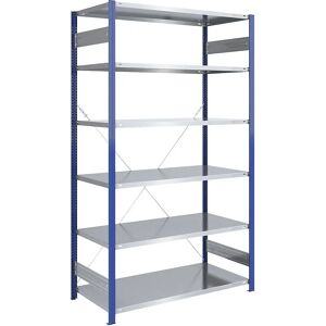 Estantería Eurokraft pro Azul - Estantes Ajustables, Acero Galvanizado Estantería Eurokraft pro Azul - Estantes Ajustables, Acero Galvanizado