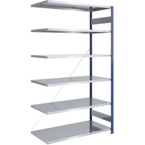 Estantería Eurokraft Pro - Ajustable, Galvanizada, Azul Estantería Eurokraft Pro - Ajustable, Galvanizada, Azul