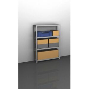 Rafturi de depozit EUROKRAFTpro - Rafturi din oțel zincat ajustabile Rafturi de depozit EUROKRAFTpro - Rafturi din oțel zincat ajustabile
