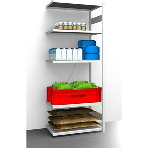 Estanterías modulares higiénicas Eurokraft Pro - Expandibles - Seguras para alimentos Estanterías modulares higiénicas Eurokraft Pro - Expandibles - Seguras para alimentos