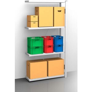 Estantería de Acero Zincada Eurokraft - Ajustable y Modular Estantería de Acero Zincada Eurokraft - Ajustable y Modular