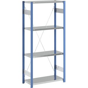EUROKRAFTpro Verstellbarer Blau/Galvanisierte Regale - Basis 2000mm EUROKRAFTpro Verstellbarer Blau/Galvanisierte Regale - Basis 2000mm