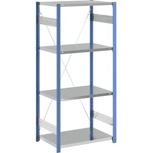 Soppalco regolabile EUROKRAFTpro - Modello base, 2000mm, Blu Soppalco regolabile EUROKRAFTpro - Modello base, 2000mm, Blu