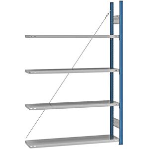 EUROKRAFTpro Estantería Galvanizada Azul - Almacenamiento EUROKRAFTpro Estantería Galvanizada Azul - Almacenamiento