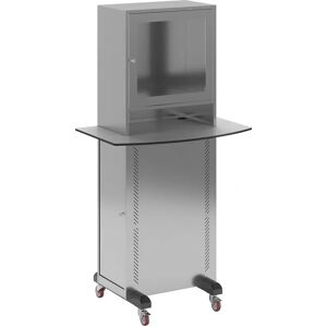 Eurokraft pro Armadio in acciaio inox per PC - 900x600mm - Grigio chiaro - Armadio per computer Eurokraft pro Armadio in acciaio inox per PC - 900x600mm - Grigio chiaro - Armadio per computer