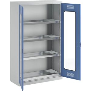 Armario de Acero Eurokraft pro - Azul 1200mm - Seguro químico Armario de Acero Eurokraft pro - Azul 1200mm - Seguro químico