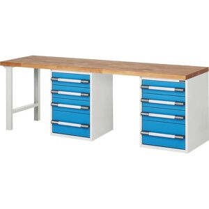 Eurokraft Pro Banco de Trabajo - Sistema Modular - 2500x700mm Eurokraft Pro Banco de Trabajo - Sistema Modular - 2500x700mm