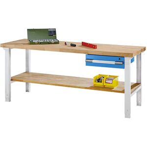Banco de trabajo modular Eurokraft pro - Azul claro RAL 5012 Banco de trabajo modular Eurokraft pro - Azul claro RAL 5012