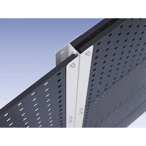 División con Panel Perforado Eurokraft Pro - 1845mm, Gris Claro RAL 7035 División con Panel Perforado Eurokraft Pro - 1845mm, Gris Claro RAL 7035