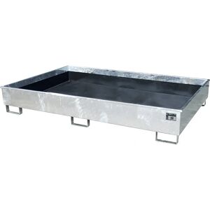 Eurokraft Pro Vaso de fundo galvanizado e PE - 1000L Eurokraft Pro Vaso de fundo galvanizado e PE - 1000L