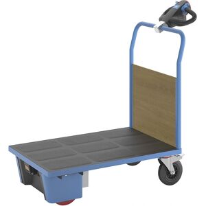 Carro de Plataforma Eléctrico Eurokraft Pro - 1370x700x1300mm - Azul Carro de Plataforma Eléctrico Eurokraft Pro - 1370x700x1300mm - Azul
