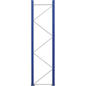Eurokraft Pro Marco soporte para estanterías para palets - Altura 3360 mm, Profundidad 900 mm, Azul RAL 5010 Eurokraft Pro Marco soporte para estanterías para palets - Altura 3360 mm, Profundidad 900 mm, Azul RAL 5010