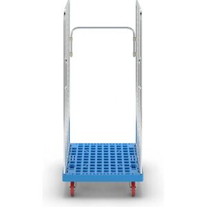 Contenedor rodante Kaiserkraft - Azul luminoso, 2 rejillas laterales, 500kg Contenedor rodante Kaiserkraft - Azul luminoso, 2 rejillas laterales, 500kg