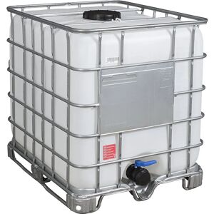 Contenedor IBC Recyc. 1000L Kaiserkraft - Paleta de Acero Contenedor IBC Recyc. 1000L Kaiserkraft - Paleta de Acero