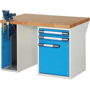 Eurokraft Pro Serie 7000 - Banco de trabajo modular con cajones - Superficie 1250x900mm Eurokraft Pro Serie 7000 - Banco de trabajo modular con cajones - Superficie 1250x900mm
