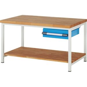 Eurokraft pro Mesa de trabajo - Serie 8000, Azul claro, 1500x900mm Eurokraft pro Mesa de trabajo - Serie 8000, Azul claro, 1500x900mm