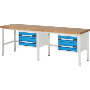 Eurokraft Pro Banco de trabajo Azul RAL 5012 - Mesas de trabajo Eurokraft Pro Banco de trabajo Azul RAL 5012 - Mesas de trabajo