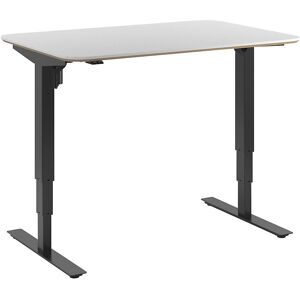 Escritorio KaiserKraft de altura ajustable eléctrico - Moderno, Blanco/Negro 1200x800mm Escritorio KaiserKraft de altura ajustable eléctrico - Moderno, Blanco/Negro 1200x800mm