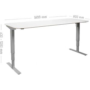 Escritorio Ajustable Eléctrico Kaiserkraft - Rectangular Moderno 1800x800mm Escritorio Ajustable Eléctrico Kaiserkraft - Rectangular Moderno 1800x800mm