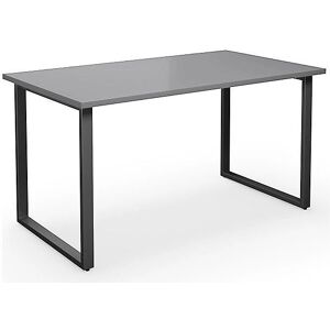 Mesa Kaiserkraft DUO-O - Rectangular, Gris luminoso/Negro - Escritorio Mesa Kaiserkraft DUO-O - Rectangular, Gris luminoso/Negro - Escritorio