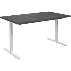Mesa multifuncional Kaiserkraft DUO-T - Laminado Rectangular, Blanco y Gris Mesa multifuncional Kaiserkraft DUO-T - Laminado Rectangular, Blanco y Gris