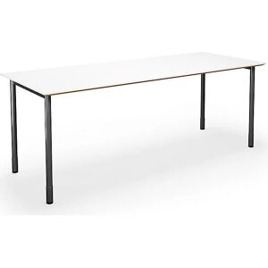 Mesa multifuncional Kaiserkraft DUO-C Trend - 1800 x 800 mm - Blanco/Negro Mesa multifuncional Kaiserkraft DUO-C Trend - 1800 x 800 mm - Blanco/Negro