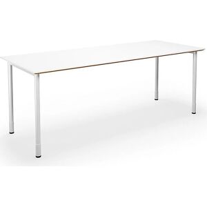 Escritorio Kaiserkraft - Rectangular, Profundidad 800mm, Blanco, Modelo DUO-C Trend Escritorio Kaiserkraft - Rectangular, Profundidad 800mm, Blanco, Modelo DUO-C Trend
