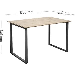 Kaiserkraft Mesa multiusos DUO-O Trend - 1200x800mm - Negro Kaiserkraft Mesa multiusos DUO-O Trend - 1200x800mm - Negro