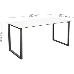 Mesa multifuncional DUO-O Trend - Blanco/Negro Mesa multifuncional DUO-O Trend - Blanco/Negro