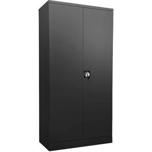 Armoire universelle Nilas en acier - Étagères réglables, Porte verrouillable - Publicité Armoire universelle Nilas en acier - Étagères réglables, Porte verrouillable - Publicité