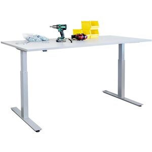 Mesa de trabalho elétrica eurokraft basic - 1600 x 800 mm Mesa de trabalho elétrica eurokraft basic - 1600 x 800 mm