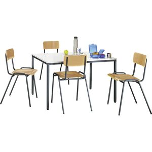 Eurokraft Basic Multifunktionaler Esstisch und Stühle Eurokraft Basic Multifunktionaler Esstisch und Stühle