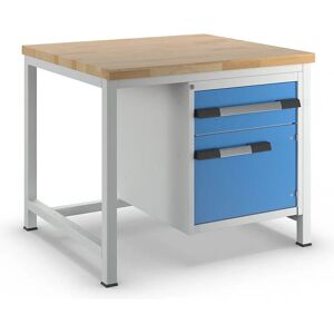 Banco da lavoro Eurokraft Pro con piano in faggio - Banco Banco da lavoro Eurokraft Pro con piano in faggio - Banco