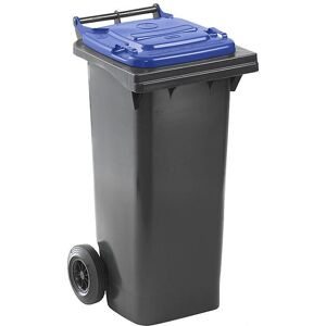 Kaiserkraft 80L Müllcontainer - UV-beständig, Räder, DIN EN 840 Kaiserkraft 80L Müllcontainer - UV-beständig, Räder, DIN EN 840