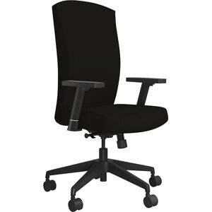 Kaiserkraft BEAT Bürostuhl mit Armlehnen, Rollen, Schwarz - Bürostuhl Kaiserkraft BEAT Bürostuhl mit Armlehnen, Rollen, Schwarz - Bürostuhl