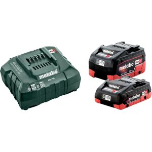 Ensemble de Base Metabo LiHD 1x4,0 Ah + 1x5,5 Ah Batterie et Chargeur - Publicité Ensemble de Base Metabo LiHD 1x4,0 Ah + 1x5,5 Ah Batterie et Chargeur - Publicité