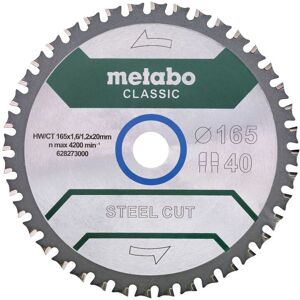 Metabo 628273000 Tarcza do piły tarczowej - 165mm - Cięcie stali i aluminium Metabo 628273000 Tarcza do piły tarczowej - 165mm - Cięcie stali i aluminium