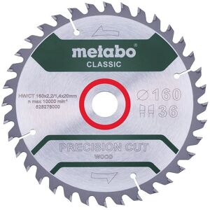 Metabo Model 628278000 Cirkelzaagblad Precision Cut Wood - 160mm Metabo Model 628278000 Cirkelzaagblad Precision Cut Wood - 160mm