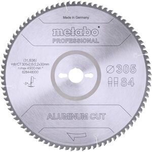 Metabo Aluminium Cut Professional - Tarcza do pilarki 305 x 30 mm - 84 Zęby Metabo Aluminium Cut Professional - Tarcza do pilarki 305 x 30 mm - 84 Zęby