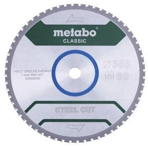 Metabo Tarcza do piły tarczowej - 305mm, do metali i materiałów - Typ produktu Metabo Tarcza do piły tarczowej - 305mm, do metali i materiałów - Typ produktu