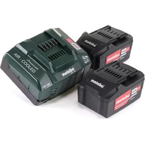 Metabo 18V Battery Set with 2x 5.2Ah Batteries & Charger Metabo 18V Battery Set with 2x 5.2Ah Batteries & Charger