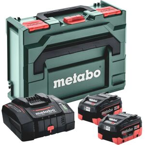 Zestaw Podstawowy Metabo - 2 x Baterie LiHD 10 Ah, Szybka ładowarka ASC 290, metaBOX 145 Zestaw Podstawowy Metabo - 2 x Baterie LiHD 10 Ah, Szybka ładowarka ASC 290, metaBOX 145