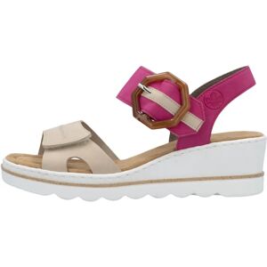 Rieker Women's Beige Wedge Sandals - Size 6.5 Rieker Women's Beige Wedge Sandals - Size 6.5