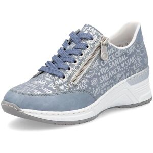 RIEKER Blau Lederimitat Sportschuh - Sneaker RIEKER Blau Lederimitat Sportschuh - Sneaker