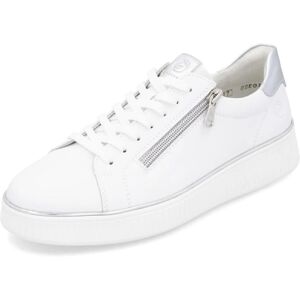 Remonte Chaussures de Sport en Cuir Blanc - Femmes Remonte Chaussures de Sport en Cuir Blanc - Femmes