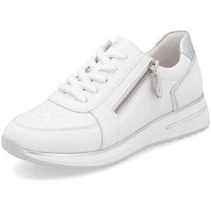 Remonte D1G10-80 Wit Leren Schoenen - Schoenen Remonte D1G10-80 Wit Leren Schoenen - Schoenen