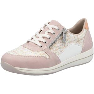 Chaussures à fermeture éclair rose Rieker - Confort & Style Chaussures à fermeture éclair rose Rieker - Confort & Style