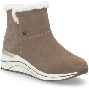 Remonte Beige Winter Boots - Casual, Waterproof, Warming Remonte Beige Winter Boots - Casual, Waterproof, Warming